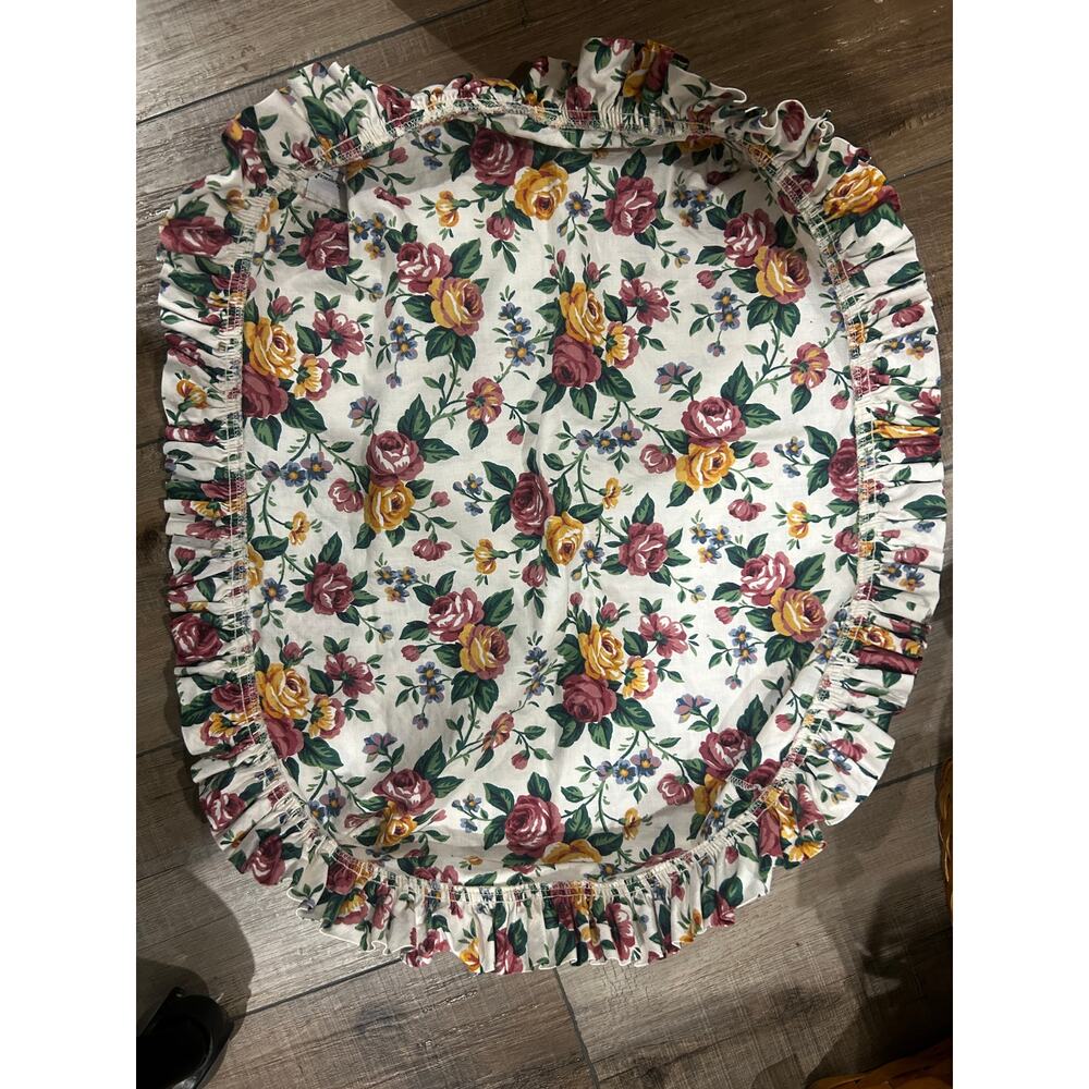 Longaberger Basket Hostess SERVING TRAY Liner GARDEN SPLENDOR floral fabric SU